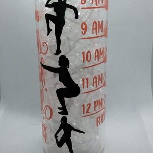 Glass customized waterbottle